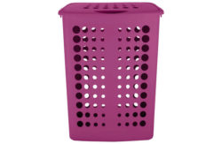 ColourMatch 60 Litre Laundry Bin - Grape